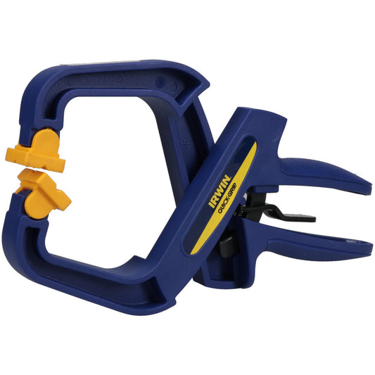 Irwin 59400CD 4" Jaw Opening Capacity, 3" Throat Depth, Spring Clamp