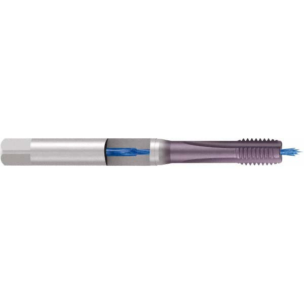Emuge B3159401.0080 M8x1.25 Modified Bottoming RH 6HX TiCN Cobalt 3-Flute Straight Flute Machine Tap