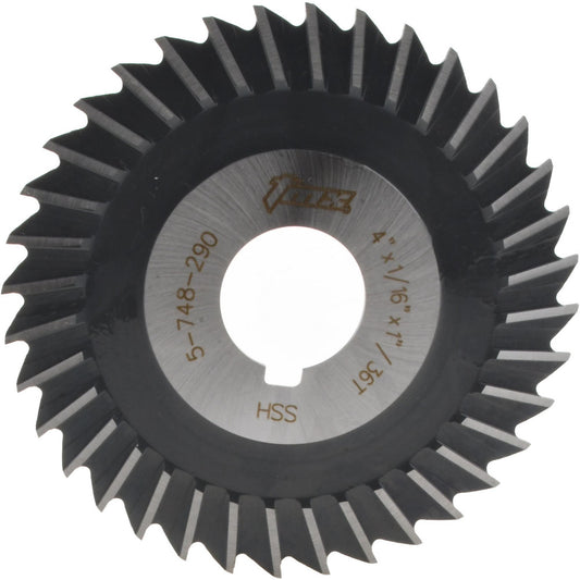 Value Collection 5-748-290 Side Chip Saw 4" Blade Dia, 1/16" Blade Thickness, 1" Arbor Hole Dia, 36 Teeth, High Speed Steel