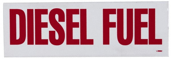 AccuformNMC M47P Chemical & Hazardous Material Sign Rectangle, "Diesel Fuel"