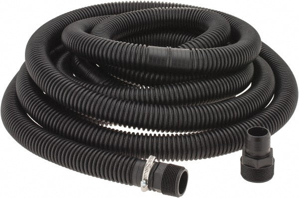 Little Giant Pumps 599303 Sump Pump Hose Length (Feet) 24  Material Corrugated Polyethylene  Accessories 1 1/2" PVC Male Adaptor and 1 Galvanized Steel Clamp  