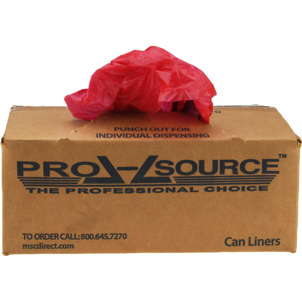 Pro-Source PSIW242412-75 500 Qty 1 Pack 10 Gal Capacity, Red, Low-Density Polyethylene, Hazardous Waste Bag