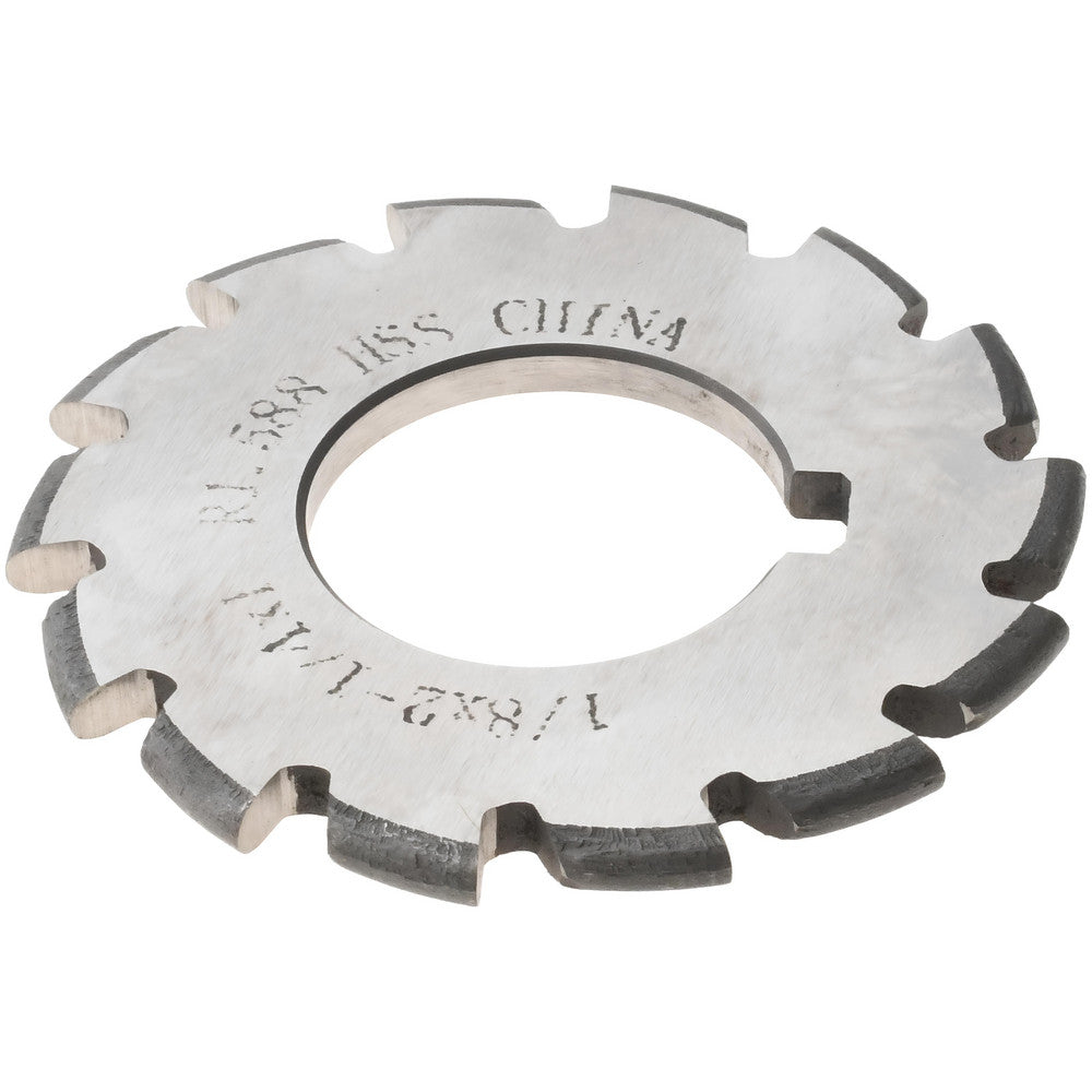 Value Collection 317-0099 1/16" Radius, 2-1/4" Diam, 12 Teeth, Arbor Connection, High Speed Steel Convex Radius Cutter