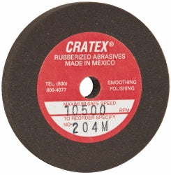 Cratex 204 M Surface Grinding Wheel 2" Dia, 1/4" Thick, 1/4" Hole