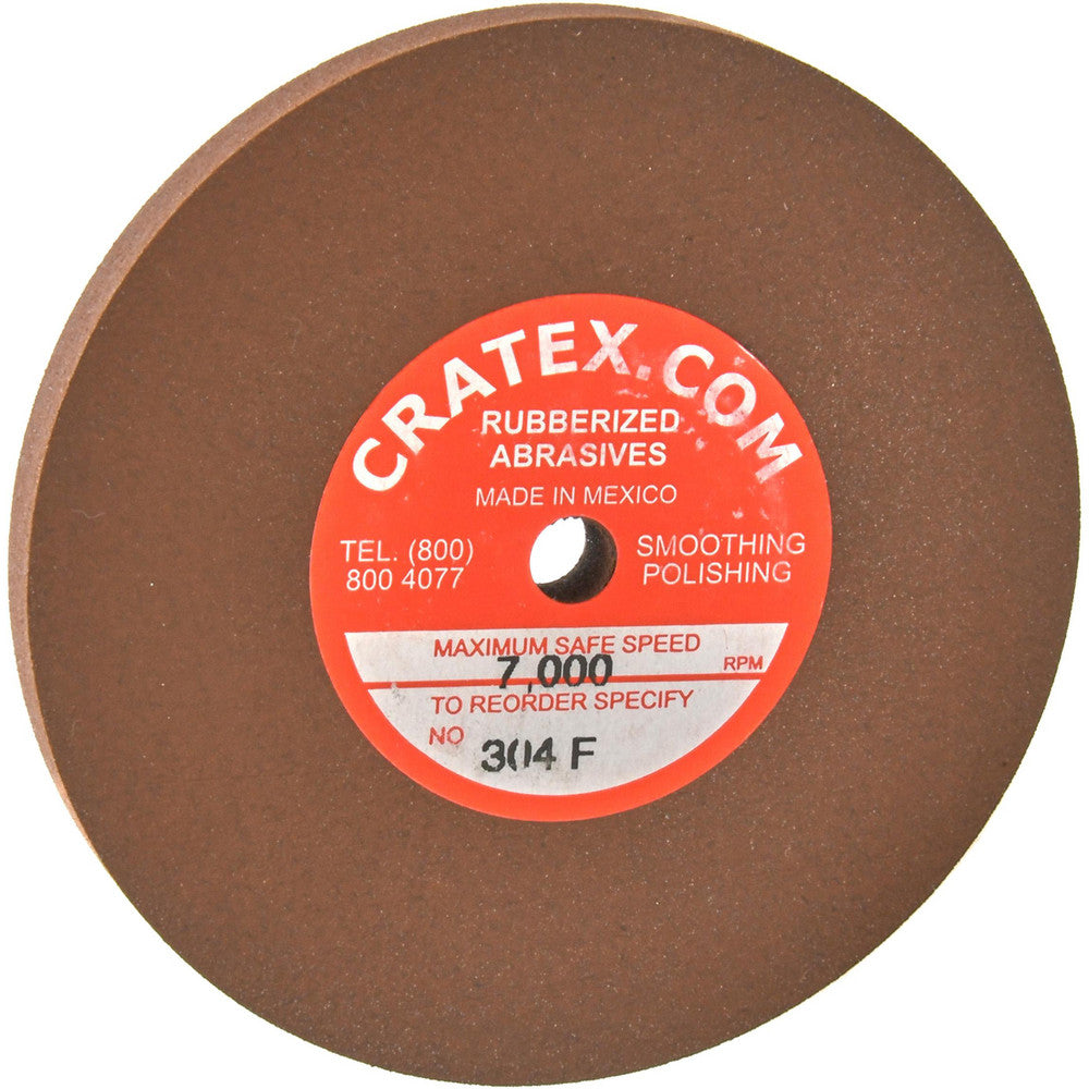 Cratex 304 F Surface Grinding Wheel 3" Dia, 1/4" Thick, 1/4" Arbor