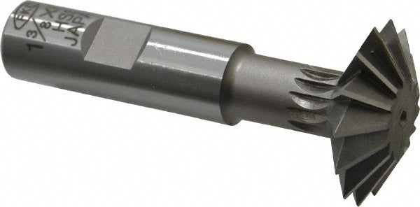 Value Collection SWC1160HS Double Angle Milling Cutter 60 &deg, 1-3/8" Cut Dia, 7/16" Cut Width, 5/8" Shank Dia, High Speed Steel