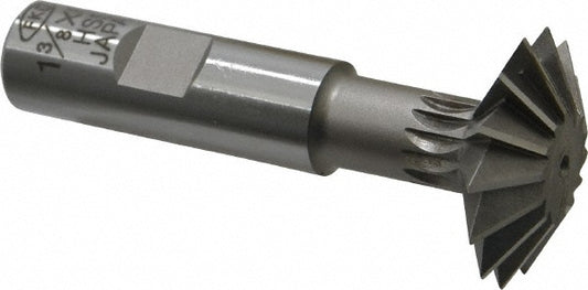 Value Collection SWC1160HS Double Angle Milling Cutter 60 &deg, 1-3/8" Cut Dia, 7/16" Cut Width, 5/8" Shank Dia, High Speed Steel