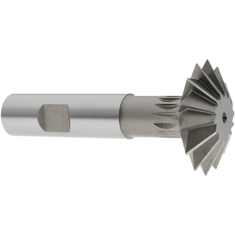 Value Collection SWC1260HS Double Angle Milling Cutter 60 &deg, 1-1/2" Cut Dia, 1/2" Cut Width, 5/8" Shank Dia, High Speed Steel
