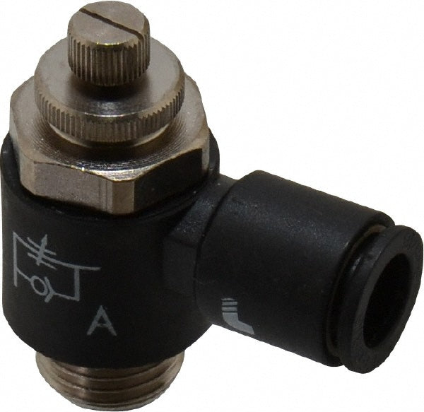 Legris 7660 08 13 Air Flow Control Valve Miniature Flow Control, Tube x BSPP, 8mm Tube OD