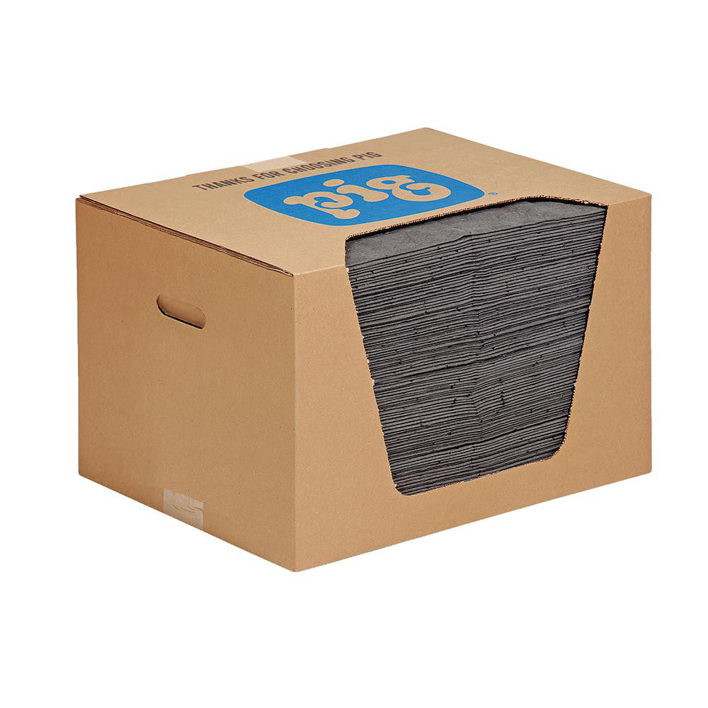 New Pig MAT240 Sorbent Mat Can be used universally for any type of liquid Use, Heavy Weight, 22 gal Capacity, Gray