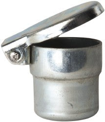 Gits 00308 Steel, Zinc Plated, Shoulder Drive One Piece, Straight Oil Hole Cover
