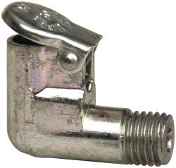 Gits 01202 1/4-32 Thread, Die Cast Zinc, Zinc Plated, Threaded One Piece, Elbow Oil Hole Cover