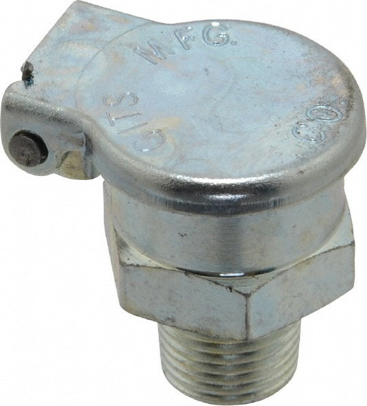 Gits 01450 3/64 Ounce Capacity, 1/8-27 Thread, Steel, Zinc Plated, Hexagon Body Oil Cup