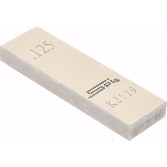 SPI 12-675-5 Rectangle Steel Gage Block 0.125", Grade 0