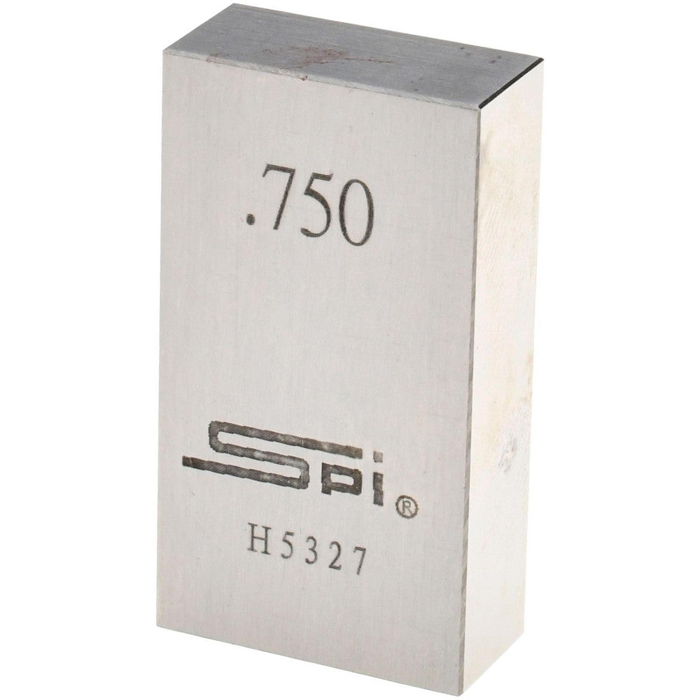 SPI 12-712-6 Rectangle Steel Gage Block 0.75", Grade 0