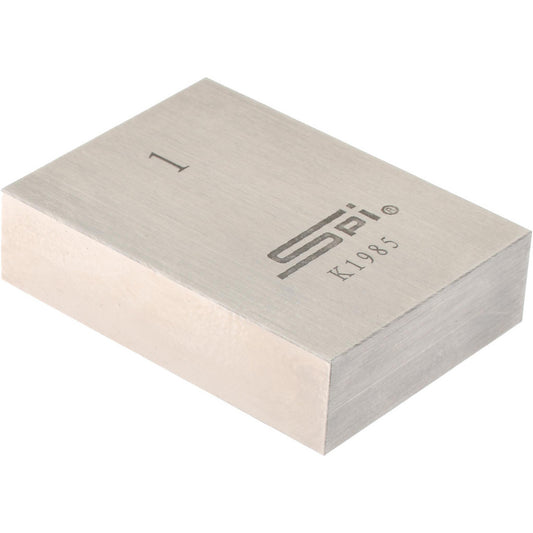 SPI 12-717-5 Rectangle Steel Gage Block 1", Grade 0