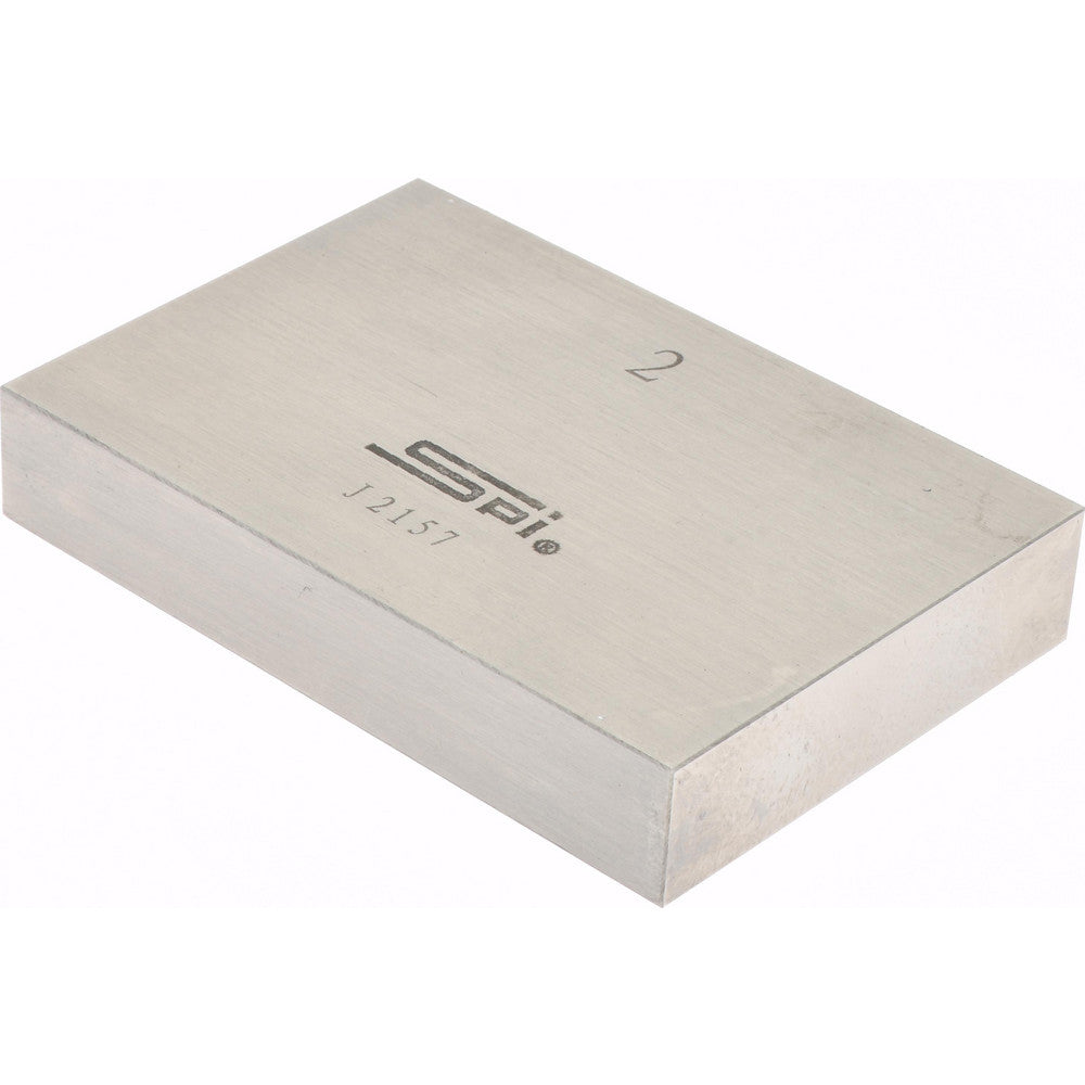 SPI 12-718-3 Rectangle Steel Gage Block 2", Grade 0