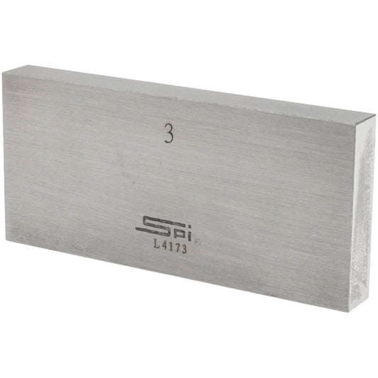 SPI 12-719-1 Rectangle Steel Gage Block 3", Grade 0