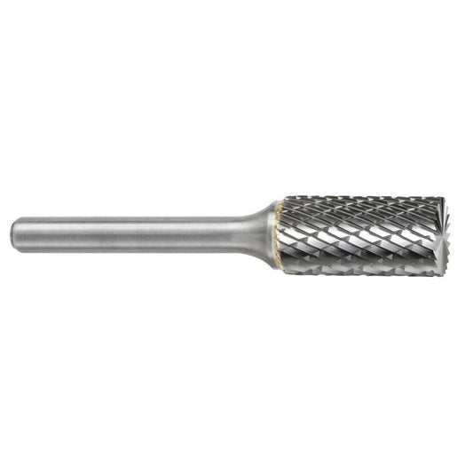 Kyocera SGS Precision Tools 11453 Abrasive Burr SB-41, 1/16" Cut Dia, Cylinder With End Cut, Double Cut