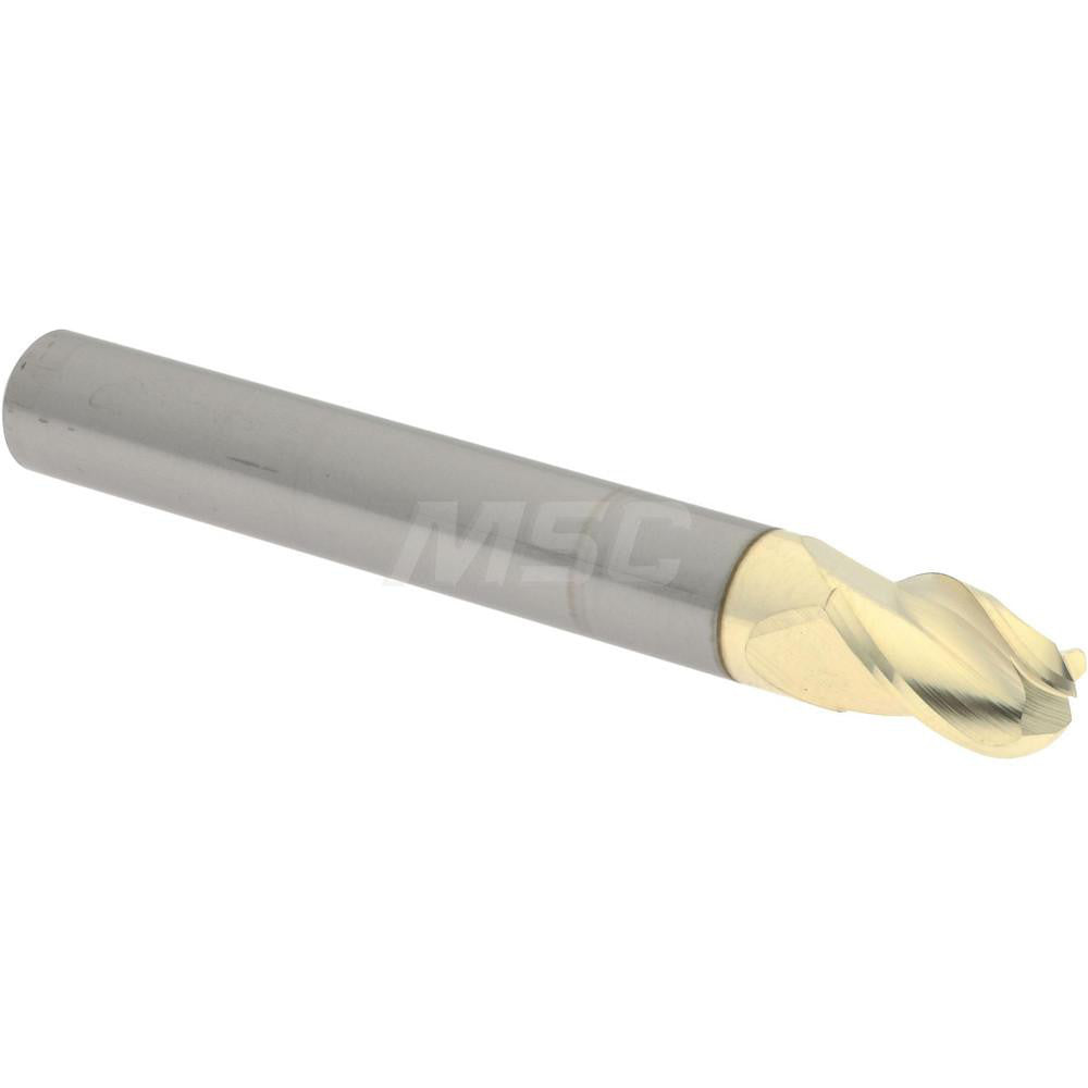 Accupro 315244 Ball End Mill 5/16" Dia, 7/16" LOC, 3 Flute, Solid Carbide