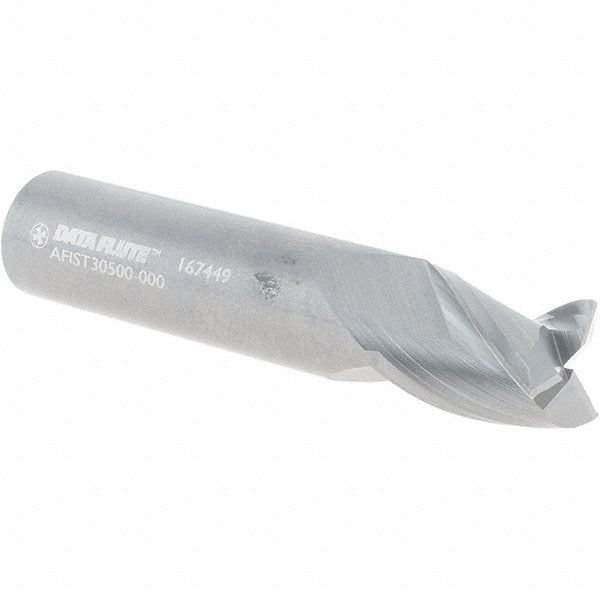 Data Flute Cnc 32508-00-D Square End Mill 1/2" Dia, 5/8" LOC, 3 Flute, Solid Carbide