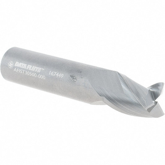 Data Flute Cnc 32508-00-D Square End Mill 1/2" Dia, 5/8" LOC, 3 Flute, Solid Carbide