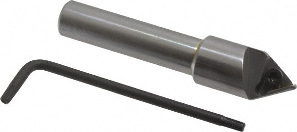 Everede Tool 01284 0.463" Max Diam, 3/8" Shank Diam, 60&deg Included Angle, Indexable Countersink