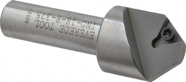 Everede Tool 01296 0.833" Max Diam, 1/2" Shank Diam, 82&deg Included Angle, Indexable Countersink