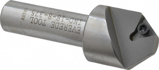Everede Tool 01296 0.833" Max Diam, 1/2" Shank Diam, 82&deg Included Angle, Indexable Countersink