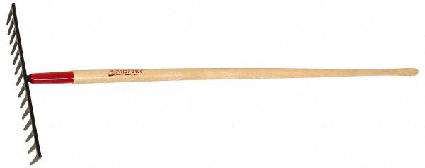 Razor-Back 63121 Asphalt Rake with 66" Straight Wood Handle