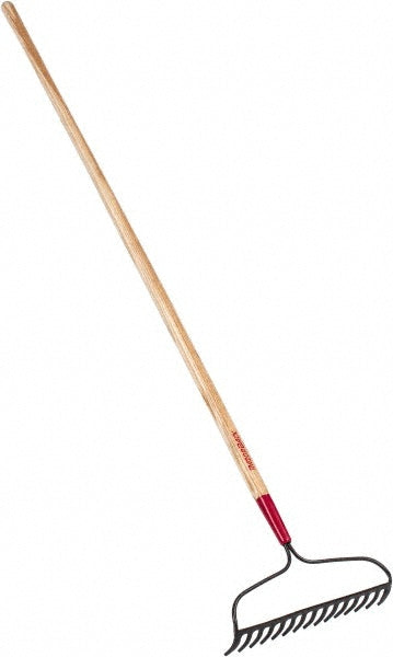 Razor-Back 63141 Bow Rake with 66" Straight Wood Handle