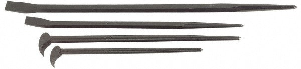 Proto J2100 Proto 4 Piece Pry Bar and  Rolling Head Bar Set