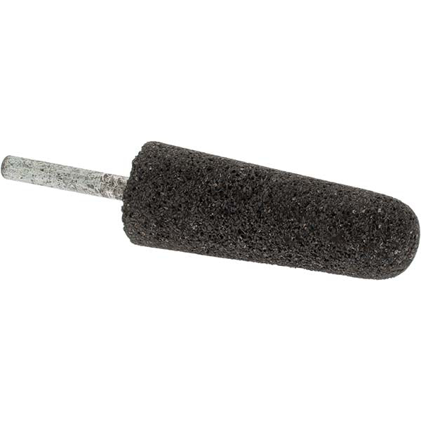 Norton 61463616459 Mounted Point 2-3/4" Thick, 1/4" Shank Dia, A3, 24 Grit, Very Coarse