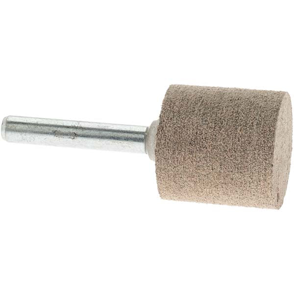 Norton 61463622646 Mounted Point 1" Thick, 1/4" Shank Dia, W220, 80 Grit, Medium