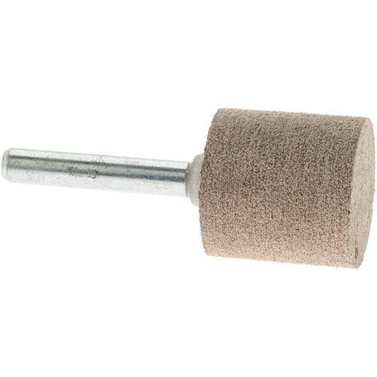 Norton 61463622646 Mounted Point 1" Thick, 1/4" Shank Dia, W220, 80 Grit, Medium
