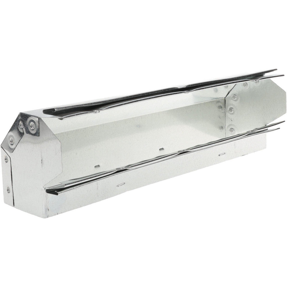 Value Collection 10502120 2-1/4" ID, Galvanized Duct Shortway 90° Stack Elbow