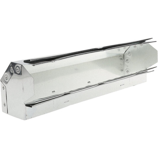 Value Collection 10502120 2-1/4" ID, Galvanized Duct Shortway 90° Stack Elbow