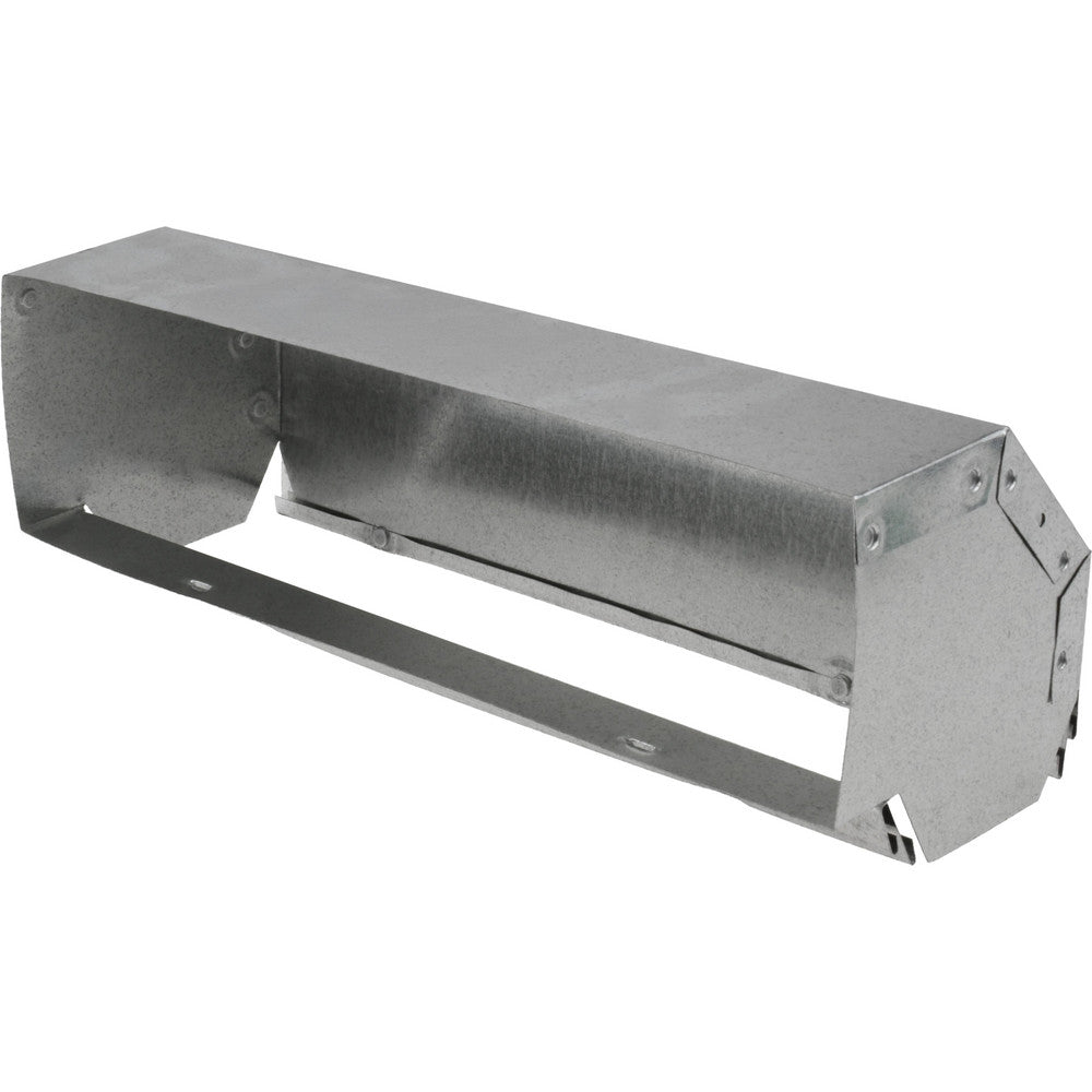Value Collection 10503120 3-1/4" ID, Galvanized Duct Shortway 90° Stack Elbow