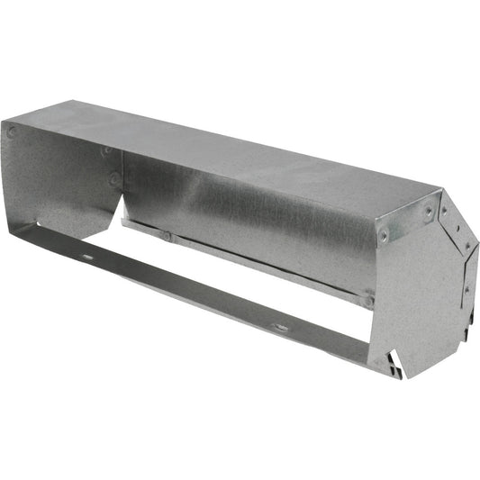Value Collection 10503120 3-1/4" ID, Galvanized Duct Shortway 90° Stack Elbow