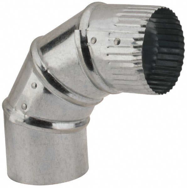 Value Collection 15003000 3" ID, Galvanized Duct Round Adjustable Elbows