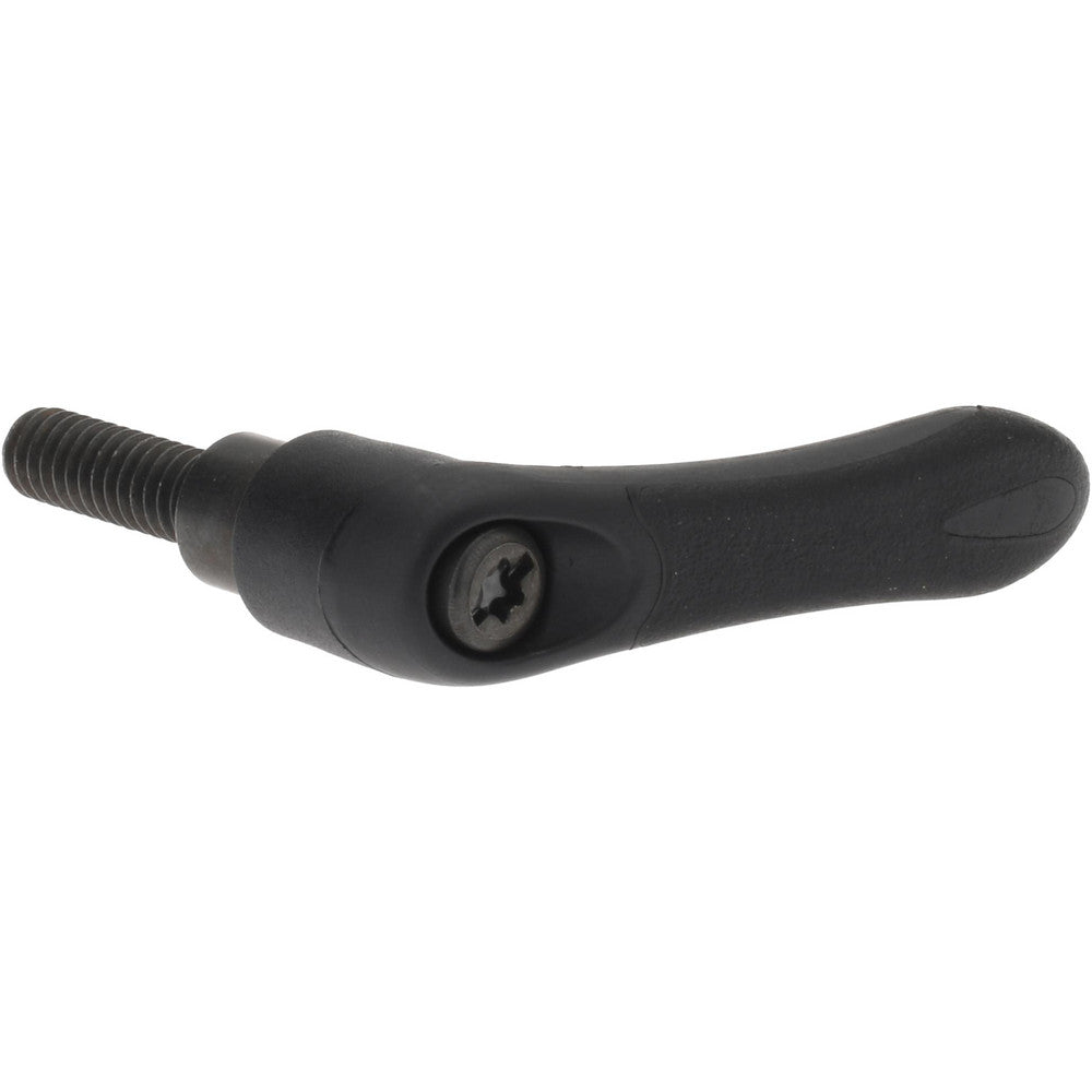 Gibraltar 7C40KQ8WAAN001G Adjustable Clamping Handle 1/4-20 Thread, 0.39" Hub Dia, Thermoplastic Elastomer, Black