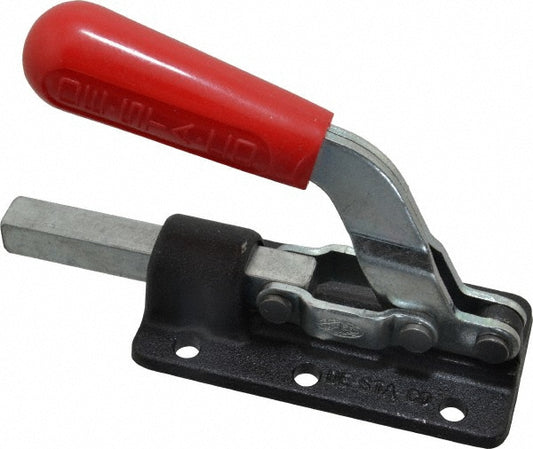 De-Sta-Co 607-SQ Standard Straight Line Action Clamp 800 lb Load Capacity, 1.63" Plunger Travel, Flanged Base, Carbon Steel