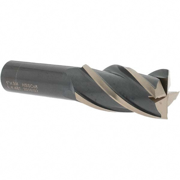 Value Collection -20550-16 Square End Mill 1" Dia, 1-7/8" LOC, 4 Flutes, High Speed Steel