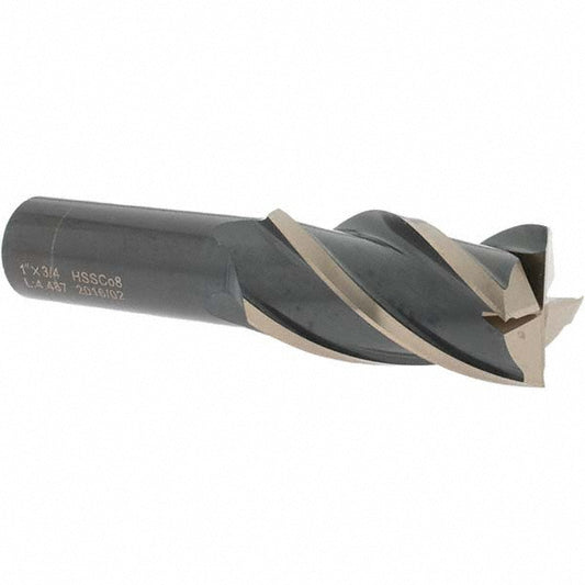 Value Collection -20550-16 Square End Mill 1" Dia, 1-7/8" LOC, 4 Flutes, High Speed Steel