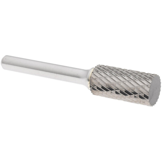Mastercut Tool Corp. SA-5DC-CCS2A Abrasive Burr SA-5DC-CCS2A, 1/2" Cut Dia, Cylinder With Flat End, Double Cut