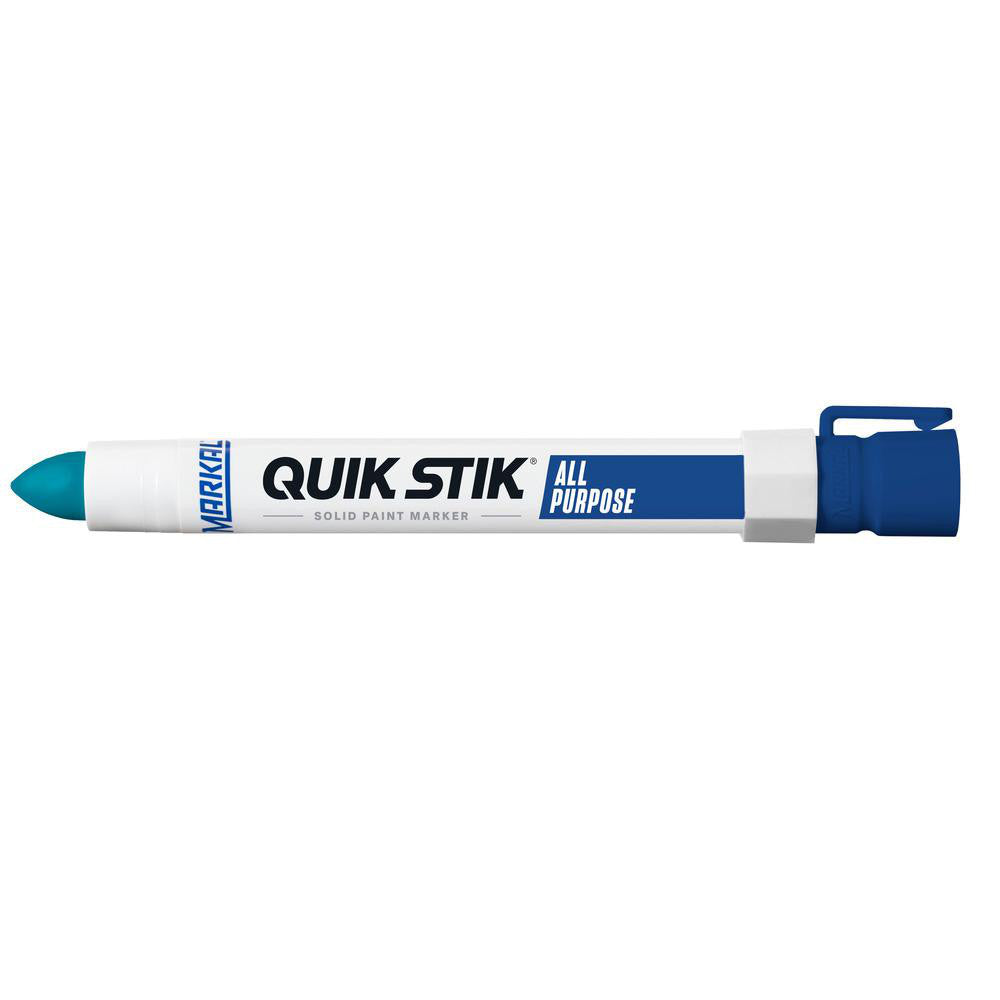 Markal 61070 Solid Paint Marker Blue, Alcohol Base, Bullet Tip