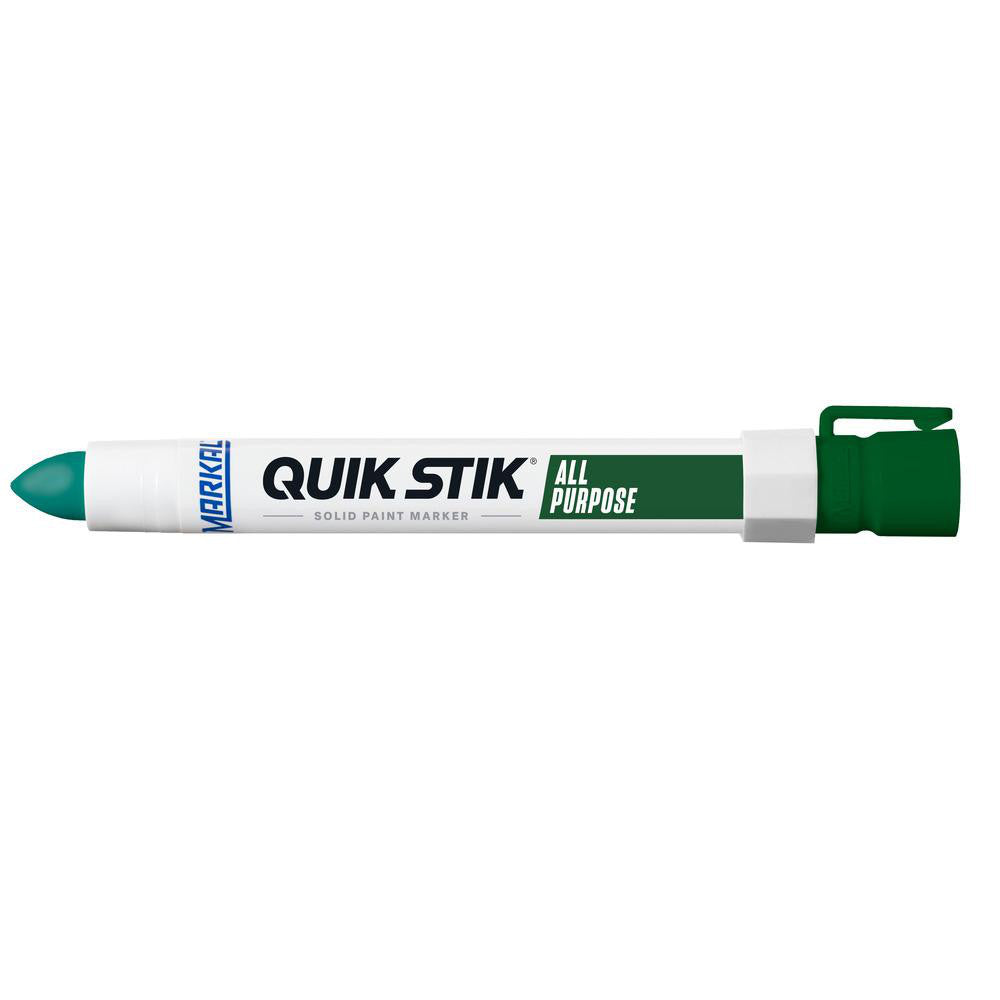 Markal 61069 Solid Paint Marker Green, Alcohol Base, Bullet Tip