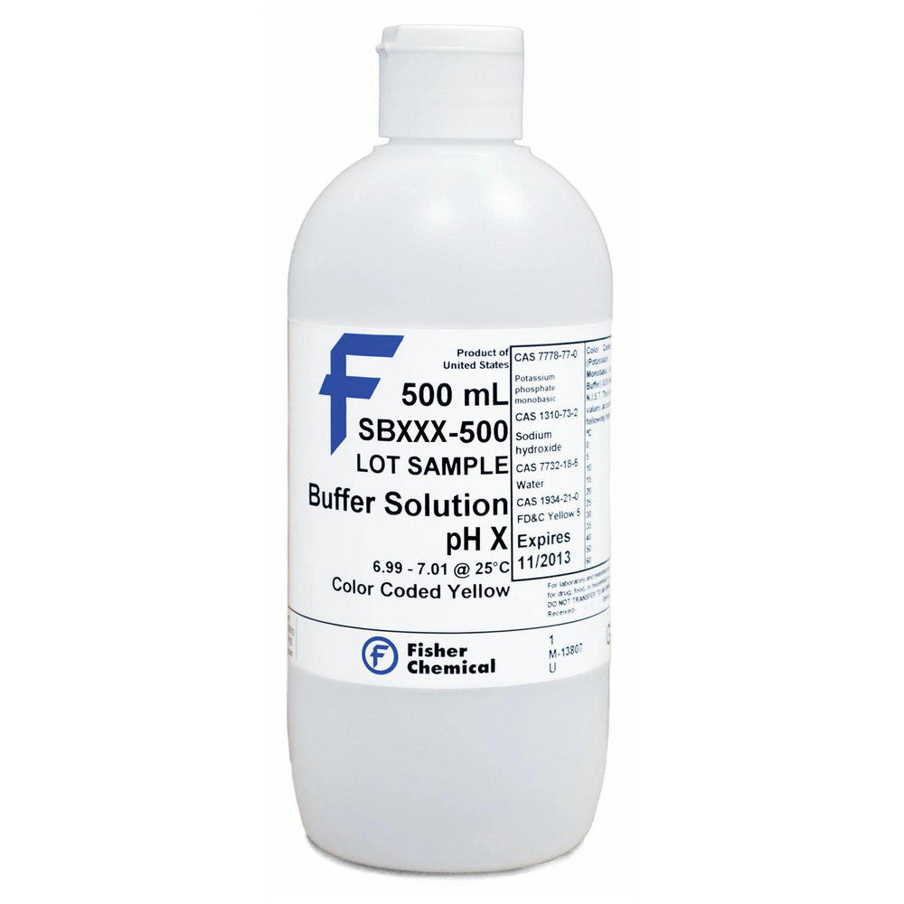 Fisher Scientific Company Llc SB107-500 pH Buffering Solutions Solution Type Buffer Solution  pH Range (%) 7.00  Ph 7  Container Type Bottle  