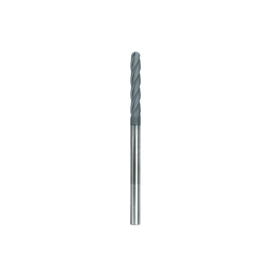 Seco 17000106 Ball End Mill 1/2" Dia, 1-3/8" LOC, 4 Flute, Solid Carbide