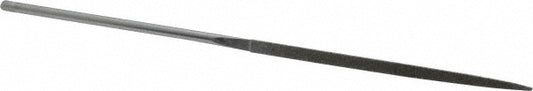 Grobet 33.965 Three Square Needle Diamond File 5-1/2" OAL, Very Fine Grade